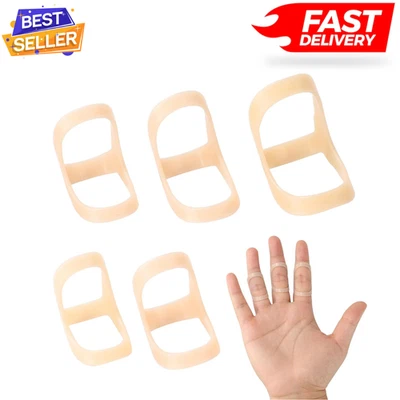 Férulas de dedo ovaladas, 5 piezas férula de dedo gatillo ovalada para tamaño 6,7,8,9,10... Foto 1 de 4