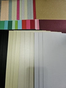 36 X Quality Assorted Craft Card A4 Size Excellent Value Assorted Box FREE POST - Picture 1 of 6