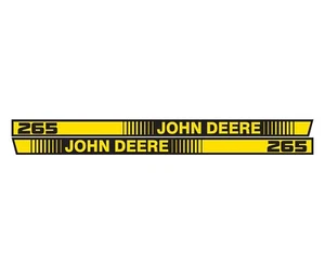 John Deere Hood Trim Decal Set - 265 - Picture 1 of 1