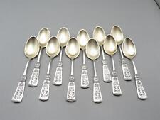 11 Gorham Sterling Silver Fontainebleau Demitasse Spoons