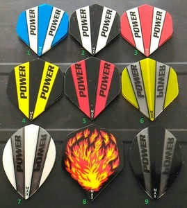 15 McCoy Max Power HD 150 Dart Flights Ruthless Pentathlon Pear 5 Sets - Bild 1 von 3