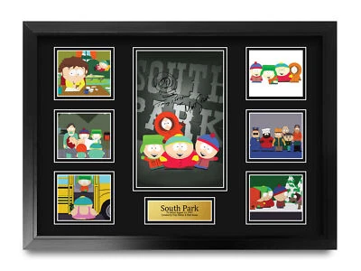 South Park Signed Large A2 TV Shows Framed Printed Autograph Memorabilia Gift — 第 1/4 张图片