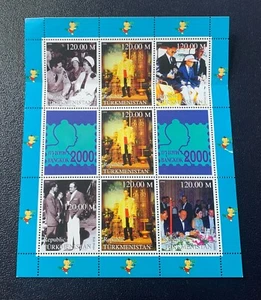 Turkmenistan 1999 - unused folded XXL block - Picture 1 of 3