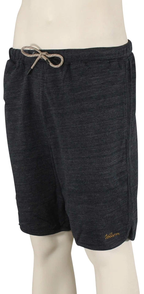 Volcom Loiter Elastic Waist Shorts - Navy - New - Image 1 of 1