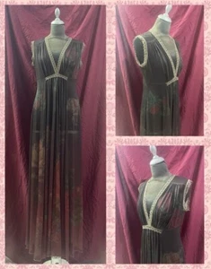 Kleid Michal Negrin Retro Blumen Made in Israel sehr selten Sammlerstück - Bild 1 von 13