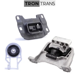  for 2013-2017 Ford Focus 2.0L Turbo Front Engine Motor & Trans Mount Kit 3PCS - Bild 1 von 5