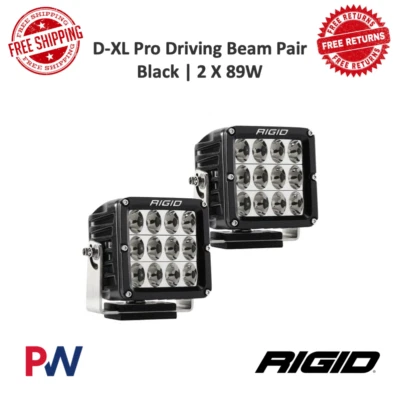 Rigid Industries 322613 | Luz de haz de conducción D-XL Pro 2 X 89 W | Negro universal Foto 1 de 4