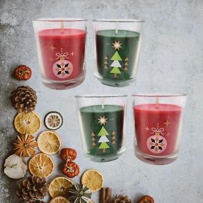 Yankee Candle Holiday Set 5oz Tumbler Jar, Balsam Cedar, Sparkling Cinnamon 4pk - Image 1 of 4