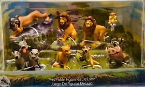 NIB Disney The Lion King Deluxe Figurine Play Toy Set Simba, Nala, Mufasa, Scar