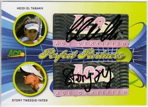 2013 Ace Authentic Signature Series /10 Heidi El Tabakh Story Tweedie-Yates Auto - Picture 1 of 2