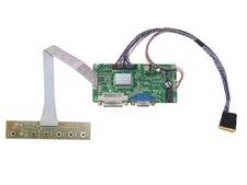 DVI VGA LVDS LCD Controller Board Kit For AUO B140XW01 1366x768 40Pin LED Screen