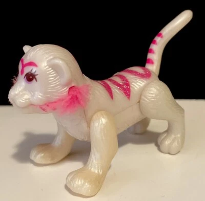 Vintage Tonka Corp White Pink Tiger McDonald's Toy Figure 1996 - Image 1 of 4