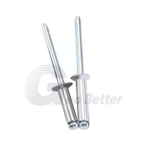 Remaches ciegos remaches pop aluminio y cabeza avellanada de acero inoxidable A2 2,4 mm-5 mm - Imagen 1 de 8
