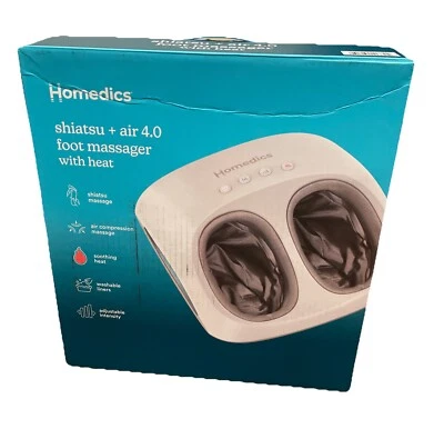 Homedics Shiatsu + Aire 4.0 Masajeador de Pies con Calor Relajante Masajeador de Pies Calentado Foto 1 de 4