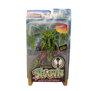 VTG Todd McFarlane Exo-Skeleton Spawn Action Figure 1996 Special Edition GREEN - Picture 1 of 7