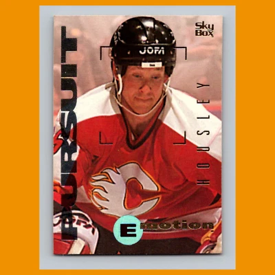Phil Housley #22 1995 SkyBox E-Motion Calgary Flames Hockey Card NHL NM - Image 1 of 3