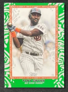 2022 Topps Rip Baseball Tony Gwynn #19 Green 02/15 UNRIPPED San Diego Padres - Bild 1 von 2