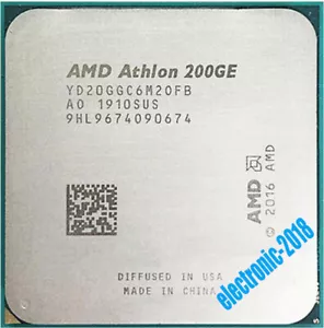 AMD Athlon 200GE 3.2 GHz 2-Core 4 Threads 5MB 35W Socket AM4 CPU Processor - Picture 1 of 1