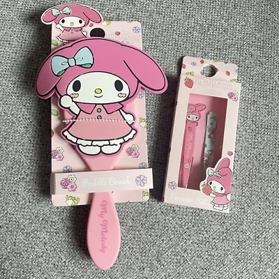 Primark Sanrio My Melody Tweezer Set and hair brush  - Image 1 of 4