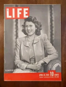 February 15, 1943 Life Magazine QUEEN Elizabeth Turns 18 NEWSTAND COPY - Picture 1 of 2