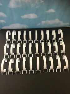 LOT 30 SEIKO New PLASTIC WHITE WATCH / BRACELET HOLDERS JEWELRY DISPLAY STAND - Picture 1 of 7
