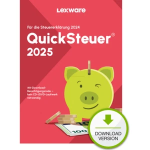 Lexware QuickSteuer 2025 Download für Steuererklärung 2024 Windows 10/11 (NEU) - Bild 1 von 7