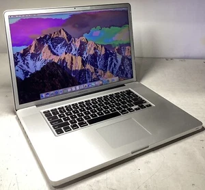 Early 2011 Apple MacBook Pro 17" i7-2820QM 2.3GHz 8GB Ram 256GB SSD *FOR PARTS* - Picture 1 of 10