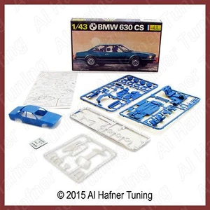 BMW 630cs, 633csi, 635csi Modelo Kit #166 (NUEVO) 1:43 Heller - Imagen 1 de 3