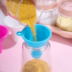 1pc Silicone Funnel Jam Funnel Filling Wide Mouth Funnel Kitchen Tool - Picture 1 of 16