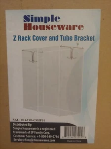 Simple Houseware Z Rack Cover & Tube Bracket New in Box - Picture 1 of 2