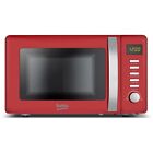 Beko Solo Retro Microwave with Auto-Cook and Defrost Function 20 Litres 800W Red