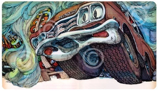 1969 Plymouth Road Runner GTX Sox NHRA Vintage Cartoon Ad Tshirt roadrunner hemi - Image 1 of 1