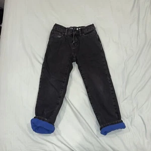 GAP Fleece Insulated Jeans Kids Size 6 - Picture 1 of 5