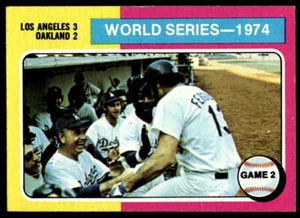 1975 Topps #462 World Series Game 2 NM+++ - Picture 1 of 2