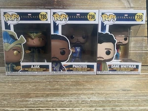Funko Pop! Lote de 3: Ajak #735, Phastos #736, Dane Whitman #738 todos nuevos en cajas - Imagen 1 de 8