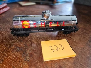 SHELL OIL TANK CAR, SILVER, HO SCALE, SEE PHOTOS FOR DETAILS - Picture 1 of 6