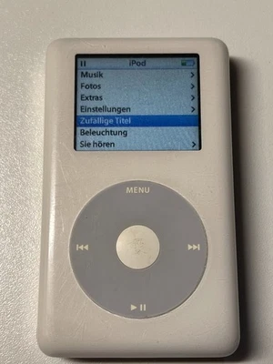 Apple iPod classic 4. Generation 4g weiß photo (30GB) A1099 Retro Händler - Bild 1 von 4