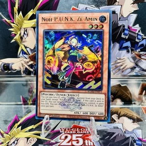 Yugioh Noh-P.U.N.K. Ze Amin (Emblem) BLMM-EN073 Ultra Rare 1st Ed Near Mint - Picture 1 of 1