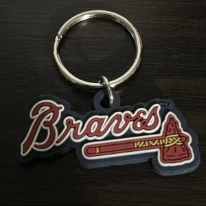 Atlanta Braves Llavero Logo Oficial Equipo MLB Béisbol 2019 Llavero Goma - Imagen 1 de 2