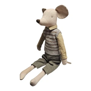 Maileg Maxi Mouse Boy - New w Tags - Retired & Rare Ship from US. 19.69in - Picture 1 of 6
