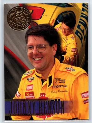 1996 Press Pass Premium Johnny Benson Bahari Racing #31 - Image 1 of 2