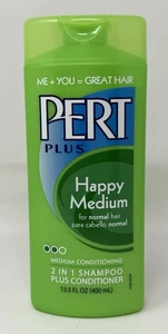Pert Plus Happy Medium 2 in 1 Shampoo Conditioner Normal Hair 2007 13.5 fl oz - Picture 1 of 3