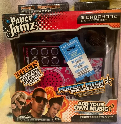 Paper Jamz Microphone And Effects Amp Pro Series Sing Like A Pro NEW - Image 1 of 2