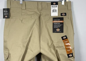 NWT Dickies Men's Flex Regular Fit Straight Leg Cargo Workwear Pants 36 x 32 Tan - Bild 1 von 6