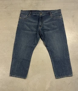 Vintage Karl Kani Jeans Mens 54 Blue Super Baggy Wide Leg 90s Y2K NOS - Picture 1 of 10