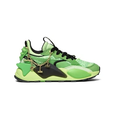 Zapatillas informales verdes con cordones PUMA RsXl La France para jóvenes niños 39521701 Foto 1 de 4