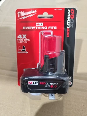M12 Milwaukee Xc6.0 12v Battery New - image 1 of 2