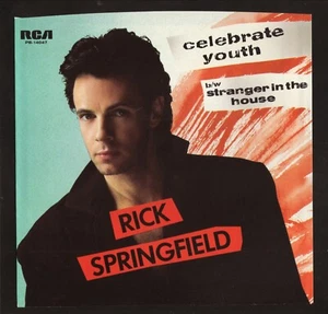 Rick Springfield Celebrate Youth 1985 Picture Sleeve Only - Picture 1 of 2