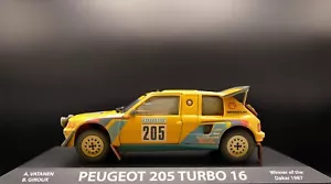 Norev 471776 Peugeot 205T16 Auto #205 Vincitore 1987 Parigi-Dakar Rally Scala 1:43 - Foto 1 di 7