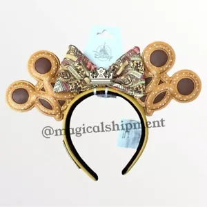 Nuovo con etichetta! Parchi Disney - Cerchietto orecchie Loungefly Oktoberfest Pretzel Minnie Mouse - Foto 1 di 3